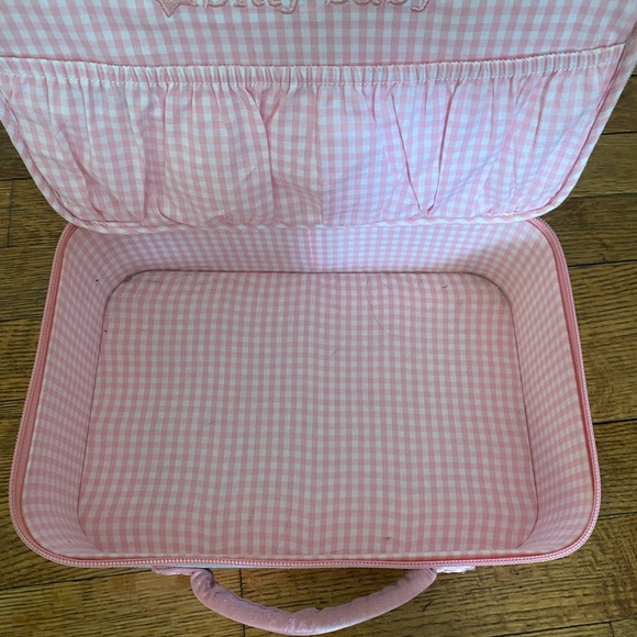 American Girl Bitty Baby Suitcase Zipper Bag Pink 8 x 11 Inch Pink - Picture 5 of 8
